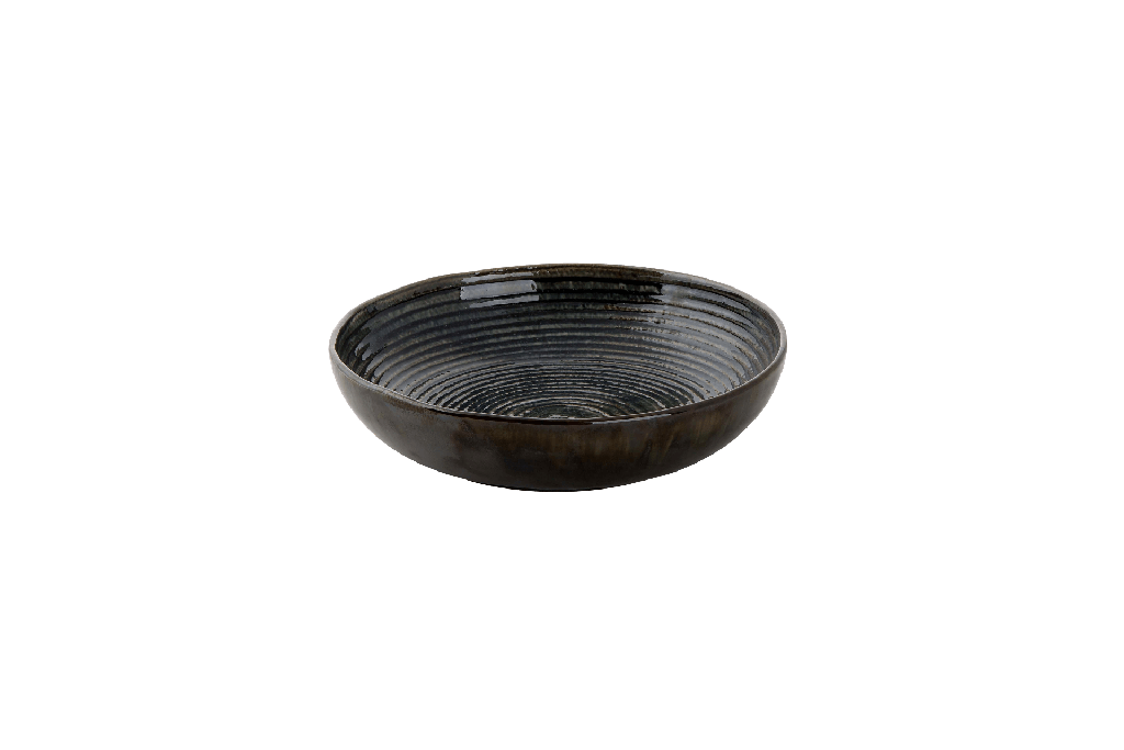 Bord diep coupe Metallic 22 cm Groen