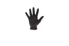 Handschoen, Nitril, ongepoederd, L zwart 100 stuks 