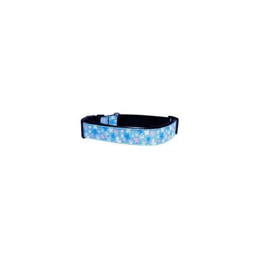 [PAWI28018] Pawise Cat collar Blue/Butterfly