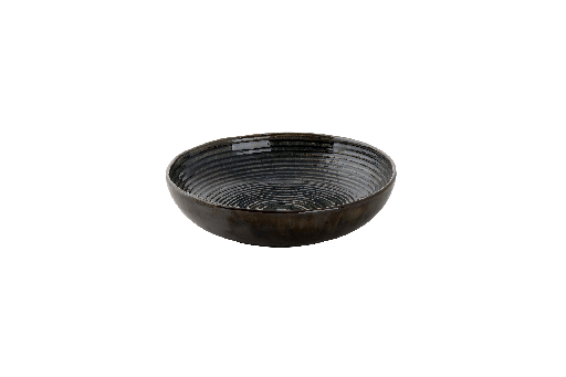 [W530044] Bord diep coupe Metallic 22 cm Groen