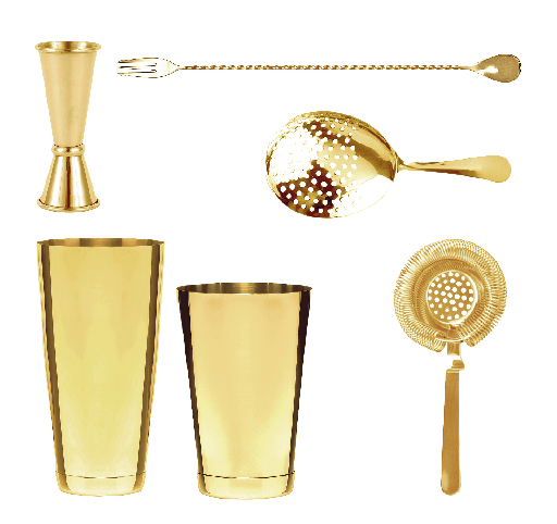 [W531124] Cocktailbox 80 cl Goud
