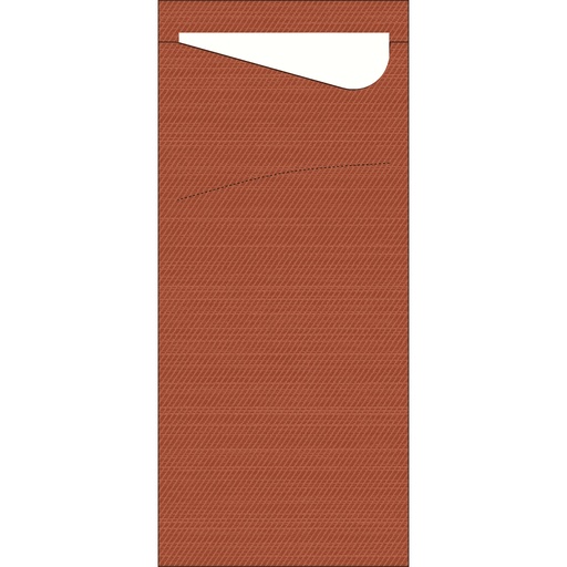 [197952] Duni Sacchetto® tissue 8,5 x 19 cm Earth Terra, 500 St/Doos (5 x 100 St)