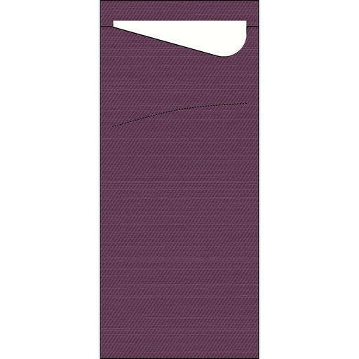 [165593] Duni Sacchetto® tissue 8,5 x 19 cm Plum, 500 St/Doos (5 x 100 St)